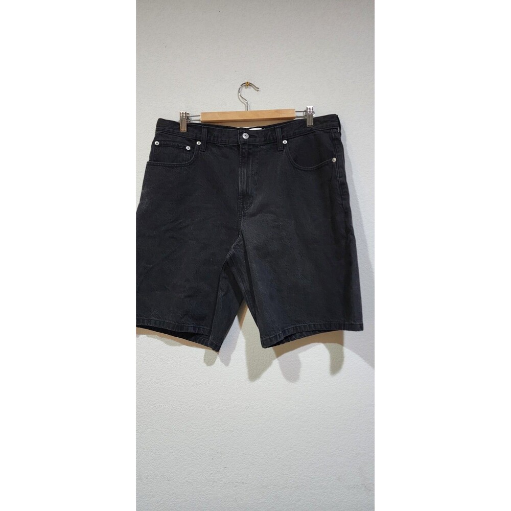 Abercrombie Fitch The Loose Short Mid RiseJean Shorts Black Men’s Size 32/14